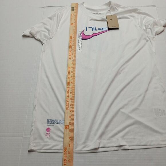 Nike Basketball "Worldwide Wordsmith Tee" T-Shirt Men's L Large White FV8412-133 - Picture 6 of 9